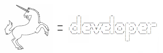 unicorn = developer